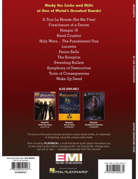 MEGADETH - SIGNATURE LICKS MEGADETH - SIGNATURE LICKS