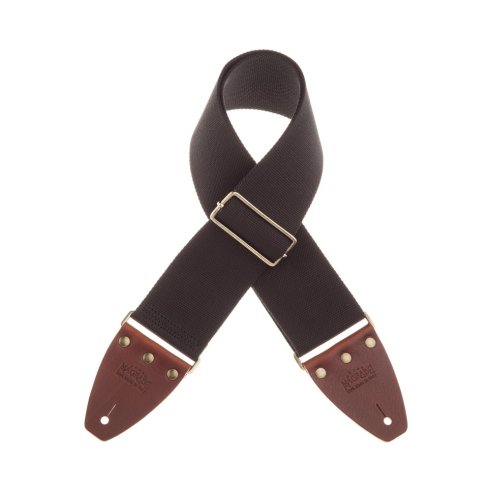MAGRABO' STRIPE SC ENTRY NERO 8 CM TERMINALI MARRONE FIBBIA OTTONE