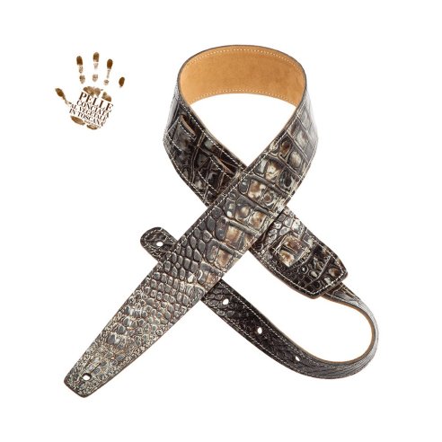 MAGRABO' HOLES HS EMBOSSED COCCO DALMA ARGENTO 6 CM