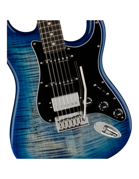 FENDER AM ULTRA STRAT HSS EBONY DENIM BURST FENDER AM ULTRA STRAT HSS EBONY DENIM BURST