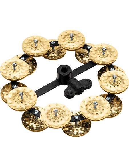 MEINL HTHH2B-BK BRASS HI HAT TAMBOURINE MEINL HTHH2B-BK BRASS HI HAT TAMBOURINE