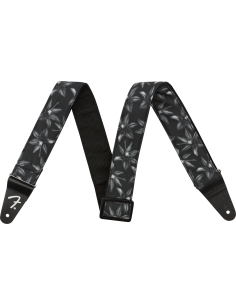 FENDER STRAP HAWAIIAN FLORAL BLACK FLORAL