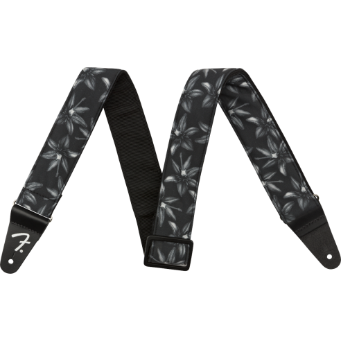 FENDER STRAP HAWAIIAN FLORAL BLACK FLORAL