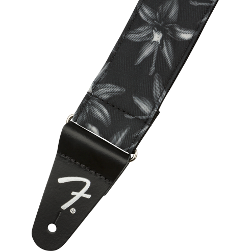 FENDER STRAP HAWAIIAN FLORAL BLACK FLORAL