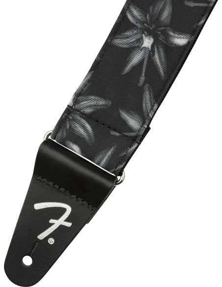 FENDER STRAP HAWAIIAN FLORAL BLACK FLORAL FENDER STRAP HAWAIIAN FLORAL BLACK FLORAL