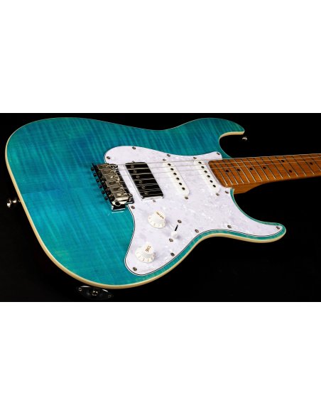 JET JS-450 OBL HSS ROASTED MAPLE OCEAN BLUE SPALTED TOP JET JS-450 OBL HSS ROASTED MAPLE OCEAN BLUE SPALTED TOP