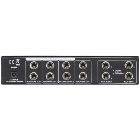 TOPP PRO THA-4 AMPLIFICATORE PER 4 CUFFIE