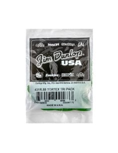 Dunlop 431R Tortex Triangle Green .88