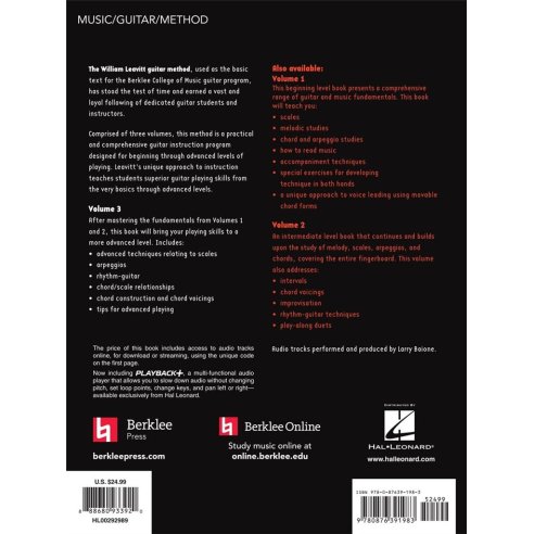 LEAVITT A Modern Method for Guitar - Volume 3