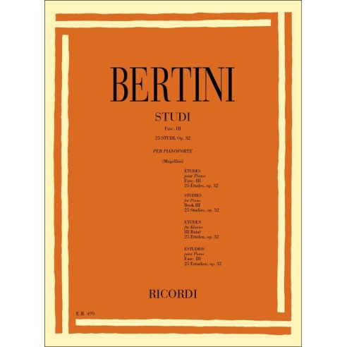 BERTINI 25 STUDI OP.32