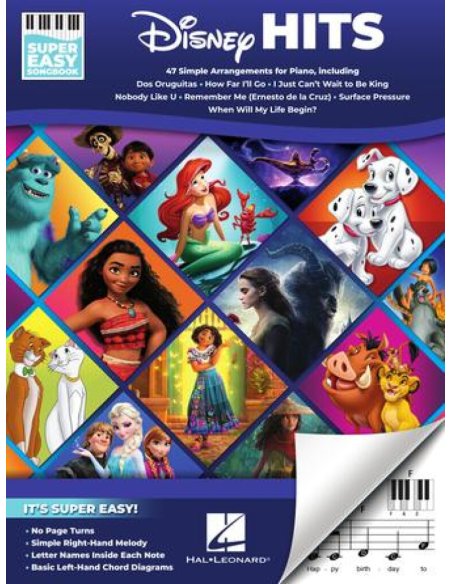 DISNEY HITS - SUPER EASY SONGBOOK DISNEY HITS - SUPER EASY SONGBOOK