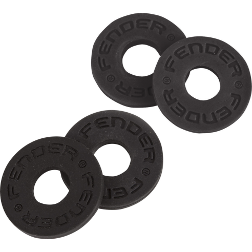 FENDER STRAP BLOCKS 4 PACK ALL BLACK