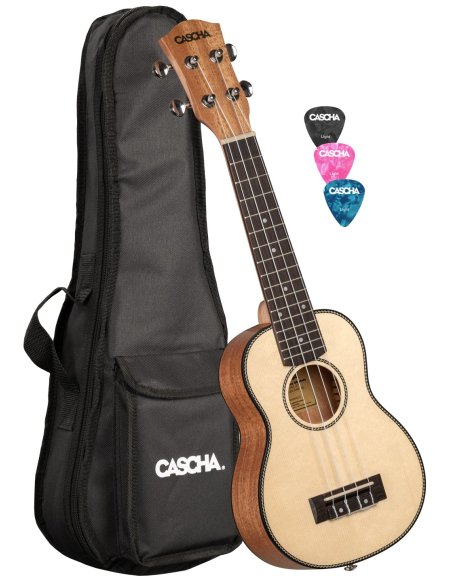 CASCHA HH2148 SOPRANO SPRUCE SOLID TOP CASCHA HH2148 SOPRANO SPRUCE SOLID TOP