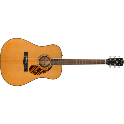 FENDER PD-220E DREADNOUGHT AGED NATURAL W/CASE