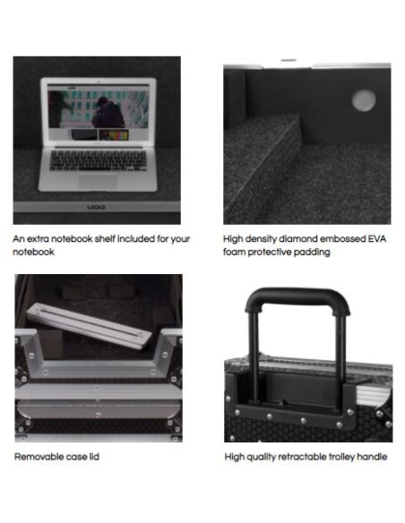 UDG U91019BL - FC MULTI FORMAT XL BLACK MK3 PLUS (LAPTOP SHELF) UDG U91019BL - FC MULTI FORMAT XL BLACK MK3 PLUS (LAPTOP SHELF)