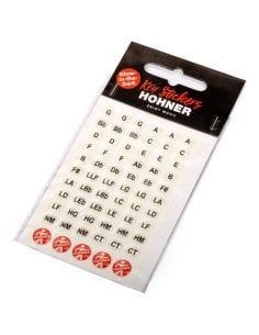 HOHNER 3D GLOW IN THE DARK KEY STICKERS