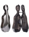 BAM ITALIA 1004XLSC CUSTODIA HIGHTECH COMPACT PER VIOLONCELLO - SILVER CARBON