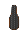 BAM ITALIA BFIC-0047 DOPPIO STRATO IN SETA PER BORSA PER VIOLINO - ORANGE