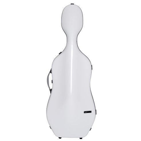 BAM ITALIA SUP1005XLWN CUSTODIA HIGHTECH SUPREME ICE IN POLICARBONATO PER VIOLONCELLO - WHITE - BLACK VERSION