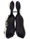 BAM ITALIA SUP1005XLWN CUSTODIA HIGHTECH SUPREME ICE IN POLICARBONATO PER VIOLONCELLO - WHITE - BLACK VERSION