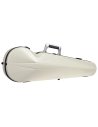 BAM ITALIA SUP2002XLWN CUSTODIA HIGHTECH SUPREME ICE CONTOURED IN POLICARBONATO PER VIOLINO - WHITE - BLACK VERSION