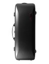 BAM ITALIA 5301XLSC HIGHTECH OBLONG VIOLA CASE SILVER CARBON