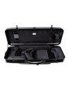 BAM ITALIA 5301XLSC HIGHTECH OBLONG VIOLA CASE SILVER CARBON