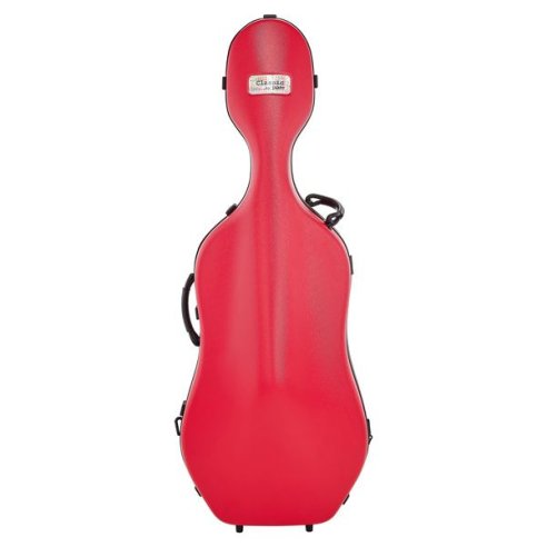 BAM ITALIA 1001SWR CUSTODIA CLASSIC PER VIOLONCELLO - RUOTE - RED