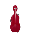BAM ITALIA 1001SWRG CUSTODIA CLASSIC PER VIOLONCELLO - RUOTE - POMEGRANATE RED