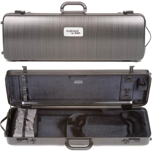 BAM ITALIA 2001XLLB CUSTODIA HIGHTECH OBLONG PER VIOLINO - BLACK LAZURE
