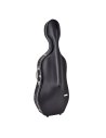 BAM ITALIA SUP1005XLNS CUSTODIA HIGHTECH SUPREME IN POLICARBONATO PER VIOLONCELLO - BLACK - SILVER VERSION
