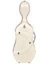 BAM ITALIA SUP1005XLWO CUSTODIA HIGHTECH SUPREME ICE IN POLICARBONATO PER VIOLONCELLO - WHITE - ORANGE VERSION