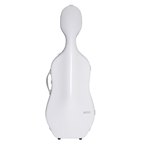 BAM ITALIA SUP1005XLWS CUSTODIA HIGHTECH SUPREME ICE IN POLICARBONATO PER VIOLONCELLO - WHITE - SILVER VERSION