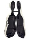 BAM ITALIA SUP1005XLWS CUSTODIA HIGHTECH SUPREME ICE IN POLICARBONATO PER VIOLONCELLO - WHITE - SILVER VERSION