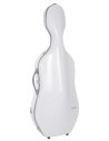 BAM ITALIA SUP1005XLWS CUSTODIA HIGHTECH SUPREME ICE IN POLICARBONATO PER VIOLONCELLO - WHITE - SILVER VERSION