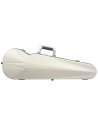 BAM ITALIA SUP2002XLWS CUSTODIA HIGHTECH SUPREME ICE CONTOURED IN POLICARBONATO PER VIOLINO - WHITE - SILVER VERSION