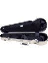 BAM ITALIA SUP2002XLWS CUSTODIA HIGHTECH SUPREME ICE CONTOURED IN POLICARBONATO PER VIOLINO - WHITE - SILVER VERSION