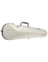 BAM ITALIA SUP2002XLWS CUSTODIA HIGHTECH SUPREME ICE CONTOURED IN POLICARBONATO PER VIOLINO - WHITE - SILVER VERSION
