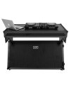 UDG GEAR U91072BL -ULTIMATE FLIGHT CASE PORTABLE Z-STYLE DJ TABLE BLACK PLUS (WHEELS)