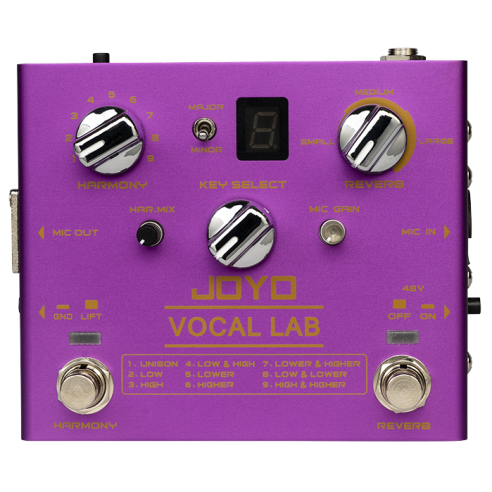 JOYO R-16 VOCAL LAB PEDAL EFFECT