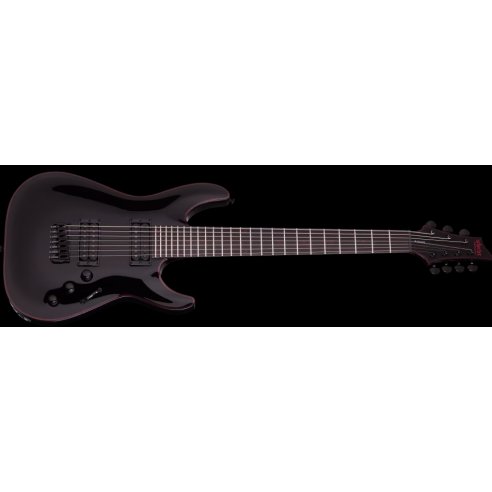 SCHECTER BLACKJACK C-7 BLACK