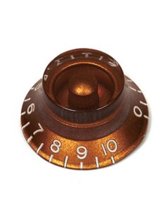 HOSCO KN16ABX BELL KNOB X US POTS AMBER 2 PCS