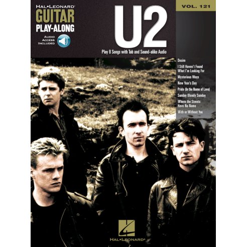 GUITAR PLAY ALONG U2 VOL. 121 + AOL