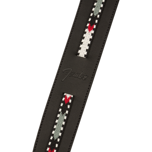 FENDER STRAP PARAMOUNT LEATHER STRAP BLACK