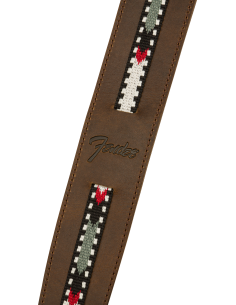 FENDER STRAP PARAMOUNT LEATHER STRAP BROWN 2