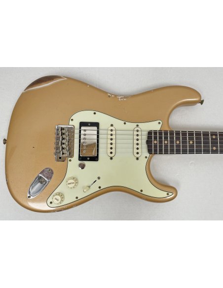 FENDER LTD 59 STRAT HSS RELIC DESERT SAND METALLIC