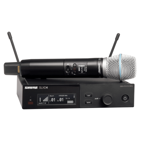 SHURE SLXD24E/BETA87A RADIO A MANO BANDA J53