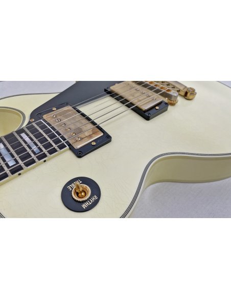 GIBSON LES PAUL CUSTOM ALPINE WHITE LIGHT AGED BY LMN