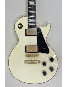 GIBSON LES PAUL CUSTOM ALPINE WHITE LIGHT AGED BY LMN 2