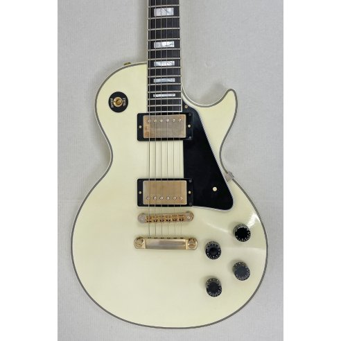 GIBSON LES PAUL CUSTOM ALPINE WHITE LIGHT AGED...